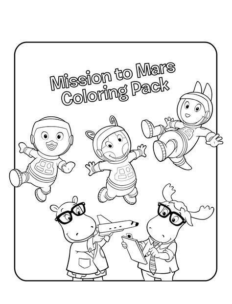 Free Printable Backyardigans Coloring Pages For Kids