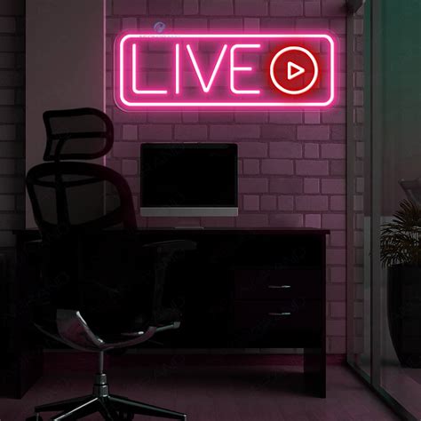 Live Neon Sign Recording Sign Streaming Led Light - NeonGrand