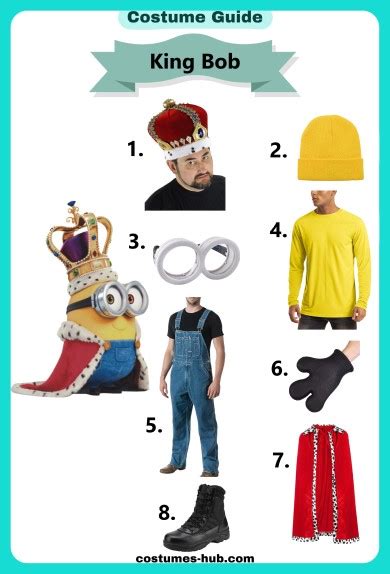 King Bob Minion Costume