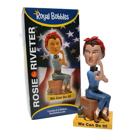 Rosie the Riveter Bobblehead | Rosie the riveter, Rosie the riverter, Rosie