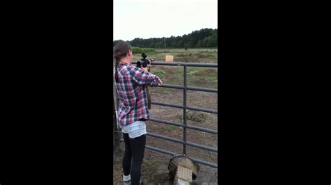 Beautiful Girl Shooting Assault Rifle - YouTube