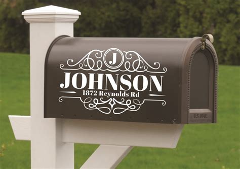 Mailbox Decals Mailbox Numbers Mailbox Address Decal Custom