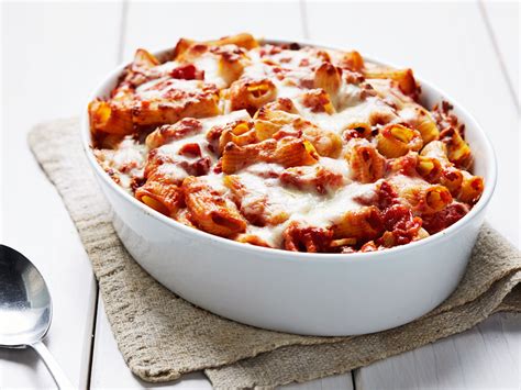Three Cheese and Spicy Sausage Baked Pasta | Recipe | Food network recipes, Stuffed peppers ...