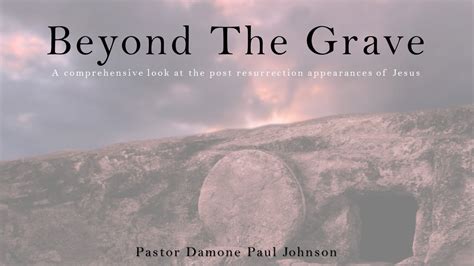 Beyond The Grave Devotional — DPJ Ministries