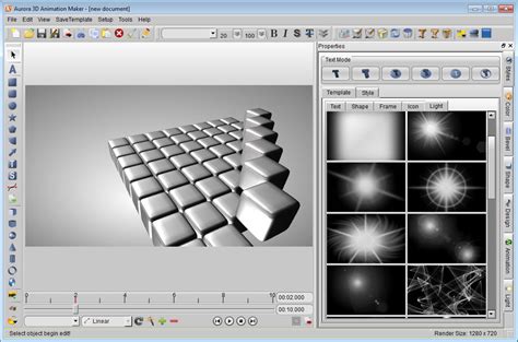 Aurora 3D Animation Maker Screenshots