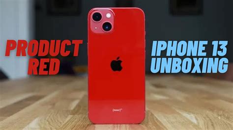 iPhone 13 Product Red Unboxing in 2023 - YouTube