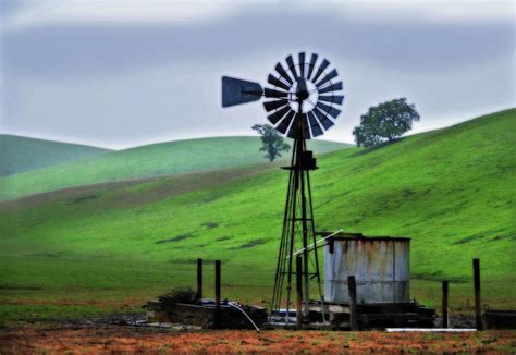 Farm Windmill by Mitch Diamond