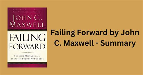 Failing Forward By John C. Maxwell - Summary - MuthusBlog