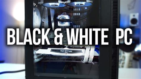 Black And White Pc Build Black Case - dimecorazonteestoyescuchando