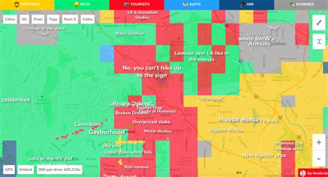 Los Angeles Neighborhoods Map Burbank