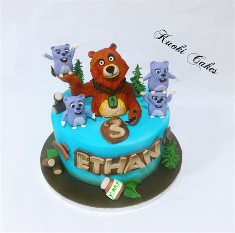 Grizzy and the lemming | 6th birthday cakes, Cake designs birthday, Construction cake