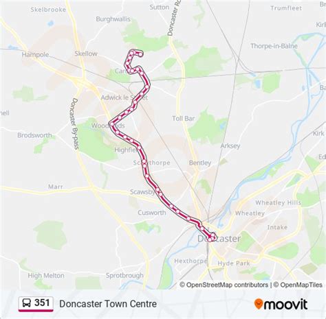 351 Route: Schedules, Stops & Maps - Doncaster Town Centre (Updated)