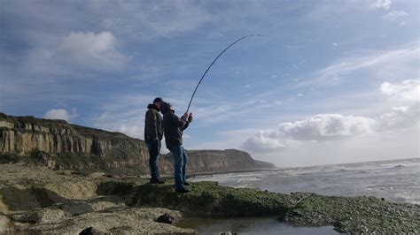 Fish Hooked: Bass Fishing, Hastings Beach, Hastings