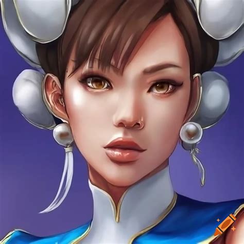 Portrait of chun-li from street fighter