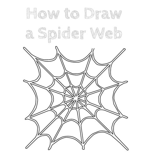 Spider And Web Drawings