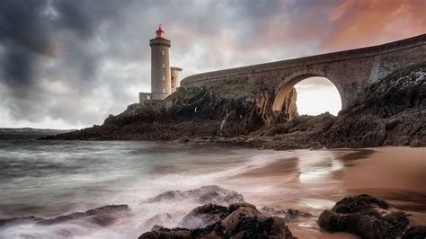 The Petit Minou lighthouse in Plouzané, France | Lighthouse, Amazing destinations, France travel