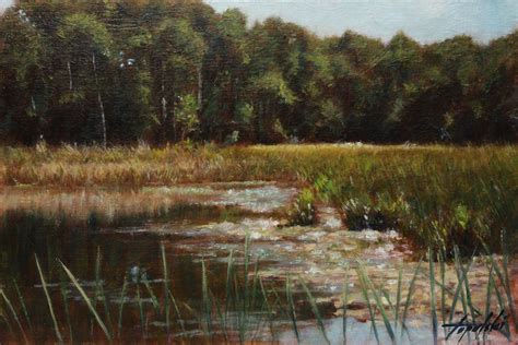 Marsh - Oil Painting - Fine Arts Gallery - Original fine Art Oil Paintings, Watercolor Art, Drawings