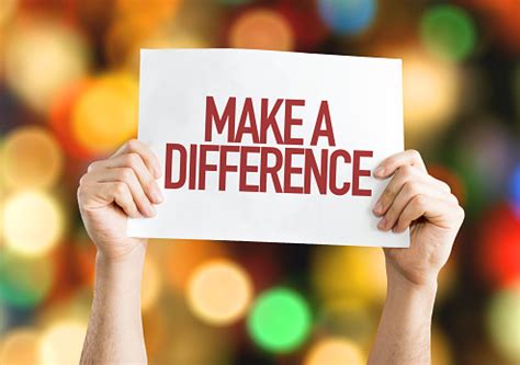 Make A Difference Stock Photo - Download Image Now - iStock