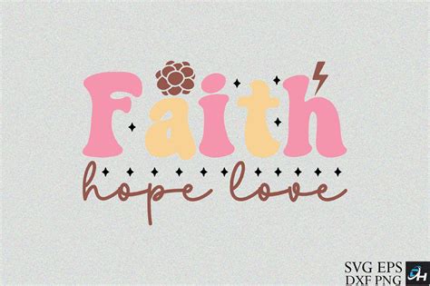 Faith Hope Love SVG Graphic by designhome · Creative Fabrica