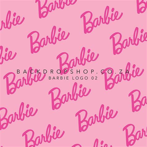 BARBIE LOGO 02 BACKDROP – Backdrop Shop