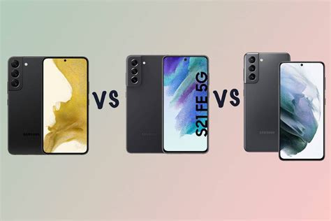 Samsung Galaxy S22+ vs S21 FE vs S21+: Differences compared