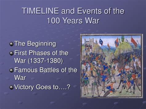 PPT - The 100 Years War PowerPoint Presentation - ID:4306280