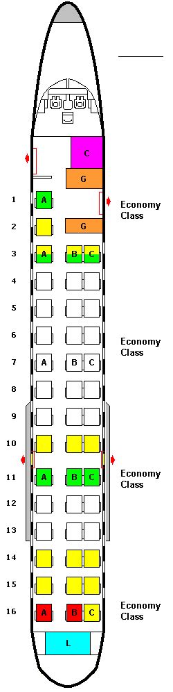 Embraer Emb 145 Regional Jet Seating Chart | Elcho Table