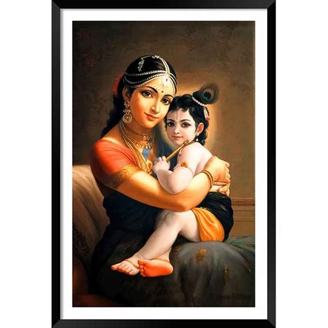 Bal Krishna With Maa Yashoda Painting - DBrush