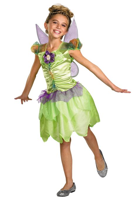 Girls Tinker Bell Rainbow Costume