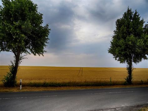 Land-Straße Foto & Bild | felder, natur, landschaft Bilder auf fotocommunity