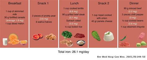 Dietary recommendations in patients with deficiency anaemia | Revista ...