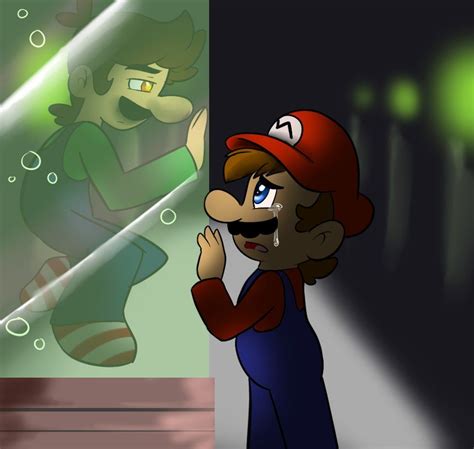 Luigi...dont go.. | Mario and luigi, Super mario art, Super mario and luigi