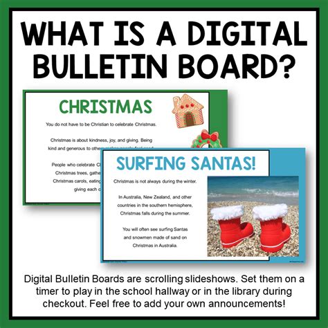 December Holidays Digital Bulletin Board - Christmas Around the World ...