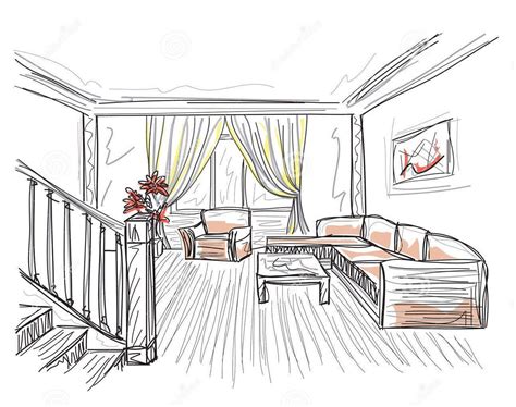 The Most Beautiful Living Room Architecture Sketch — Freshouz Home & Architecture Decor ...