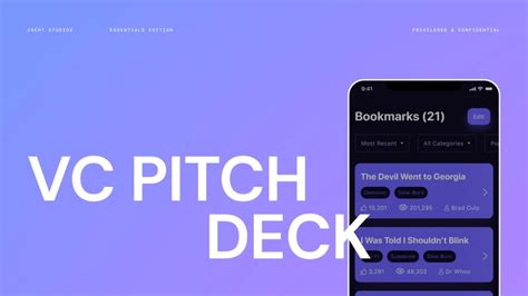 VC Pitch Deck Template | Domestika