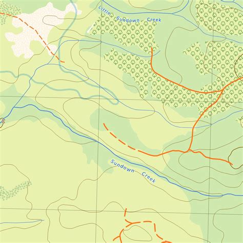 3044 SUNDOWN map by nswtopo - Avenza Maps | Avenza Maps