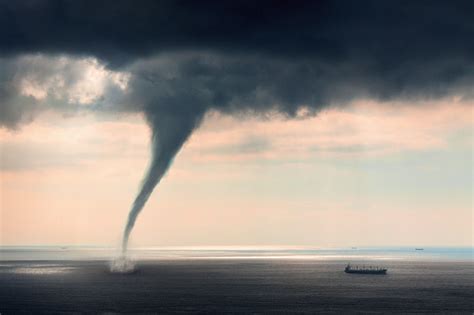 Tornado Sea Stock Photo - Download Image Now - Tornado, Hurricane ...