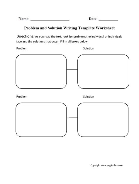 Problem And Solution Worksheets — db-excel.com