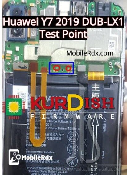 Huawei Y7 2019 DUB-LX1 Test Point - EDL Mode Pinout