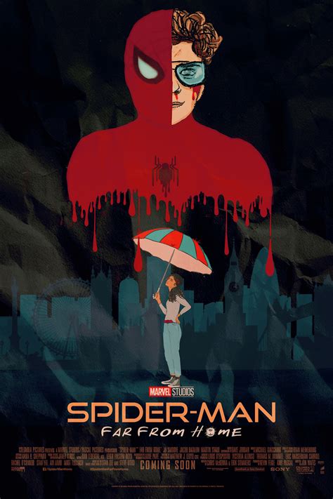 Spiderman: Far From Home Illustrated Posters on Behance