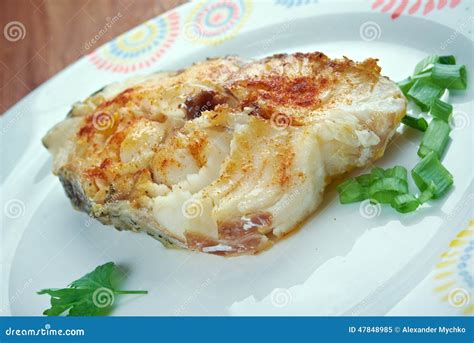 Baked Scrod stock image. Image of fillet, gourmet, scrod - 47848985