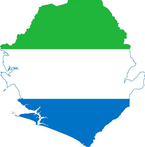 Sierra Leone Flag PNG HD | PNG Mart