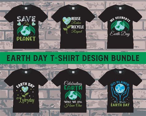 Happy earth day typography vector tshirt graphic, Earth day quote ...