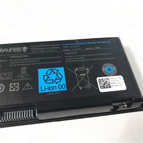 Genuine Dell Alienware M17X R3 R4 7XC9N 9 Cell 90WH BTYVOY1 Battery