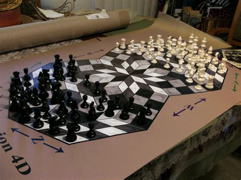 Chess Illusion: Chess illusion 4d