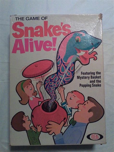 The game of snakes alive! Ideal 1967 complete game rare | #1819125368