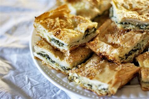 Turkish Spinach or Cheese Pie (Borek) | AZ Cookbook