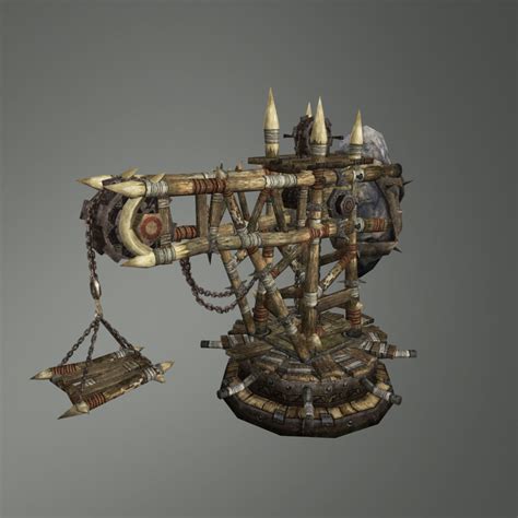 Medieval Wooden Crane 3D model | CGTrader