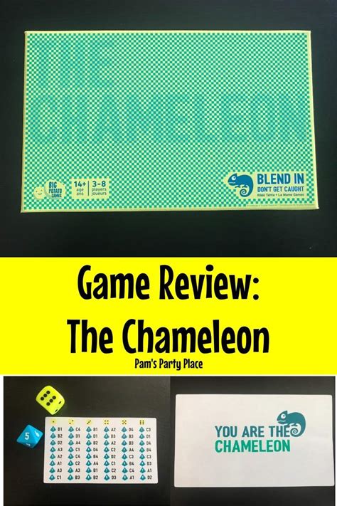 Game Review: The Chameleon | Pam's Party Place