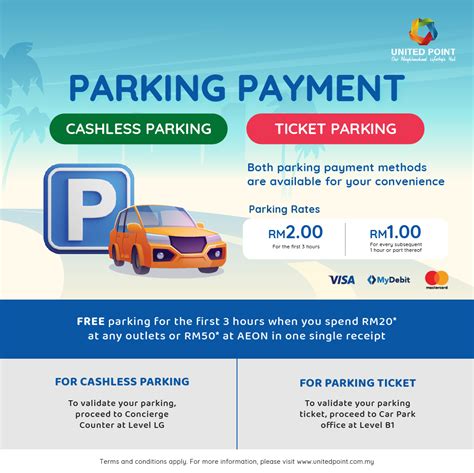 Ticket & Cashless Parking & Complimentary Parking – United Point